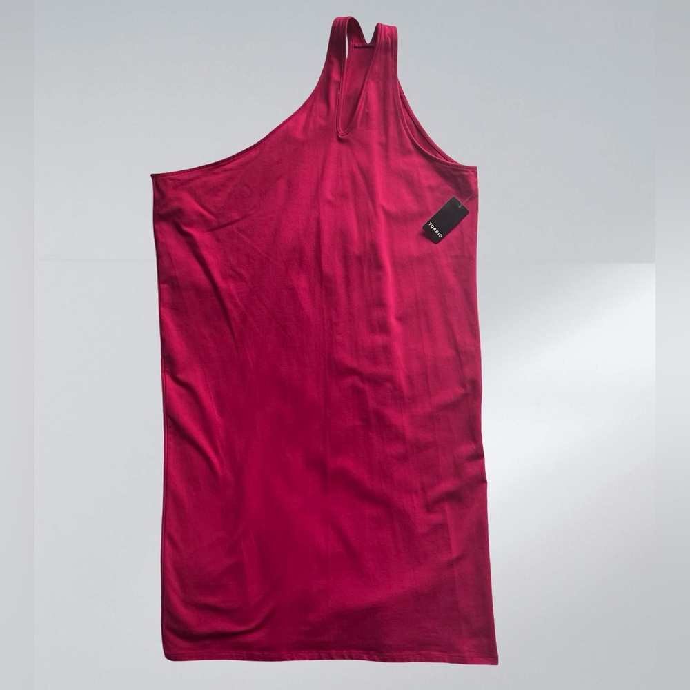 Torrid fuchsia Mini Foxy Bodycon One Shoulder Dress